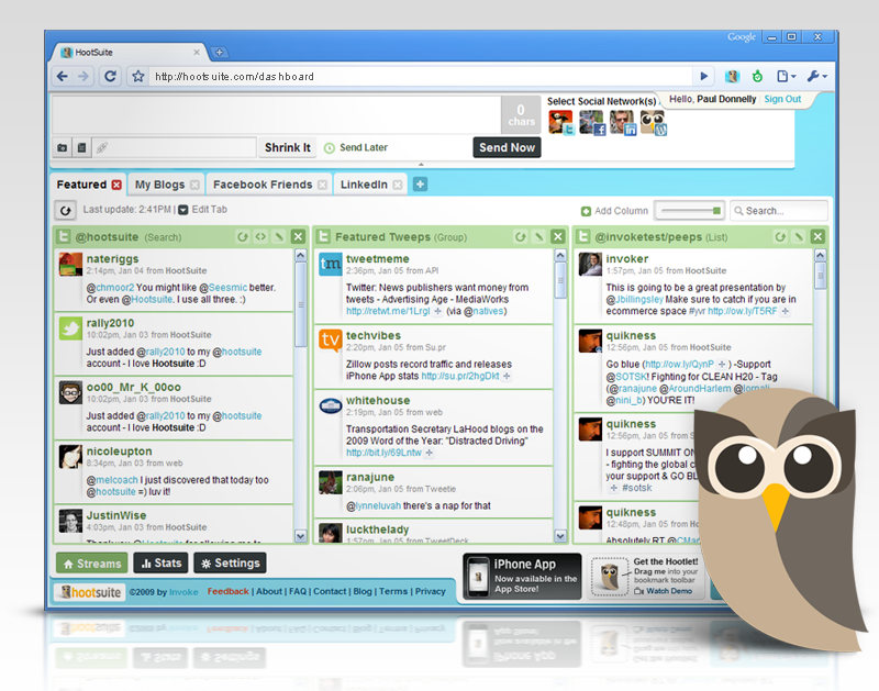 Hootsuite screenshot